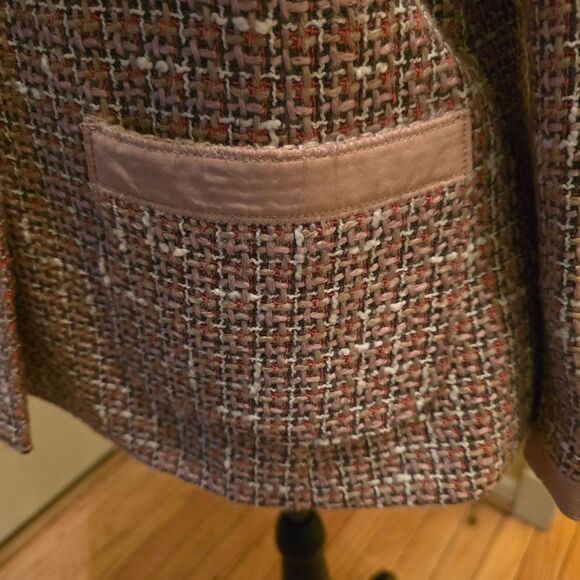 NINE WEST PINK/GRAY TWEED JACKET - Picture 8 of 10